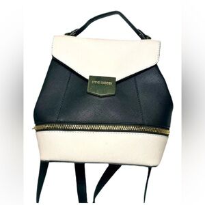 Steve Madden Two Tone Small Backpack w/Gold Hardware